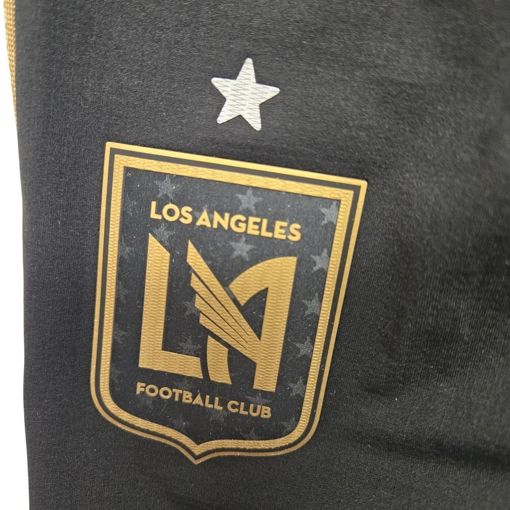 Adidas LAFC Home Authentic Soccer Shorts Mens Small Black Gold MLS JL6809 NEW
